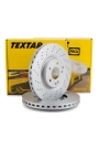 TEXTAR 92119805 | Mercedes W203 C180 Sport Ön Fren Disk Takımı Delikli