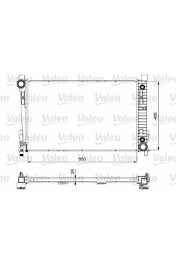 VALEO 732741 | Radyatör 02-08 C-Seri (W203-S203) + Ac