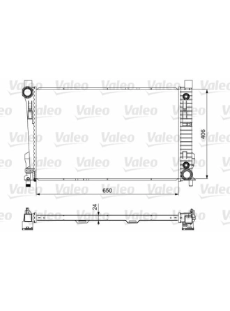 VALEO 732741 | Radyatör 02-08 C-Seri (W203-S203) + Ac