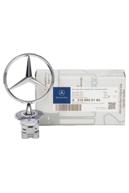 MERCEDES-BENZ A2108800186 | C Serisi W203 Ön Kaput Yıldızı Komple (Arma) Orijinal