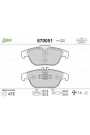 VALEO 670051 | Fren Balata Arka 07-C.S-C180-C200-C280-C320-C350