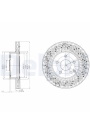 DELPHI BG4142C | Disk On 07-C-Seri 180-200 Kaplamalı | 1 Adet