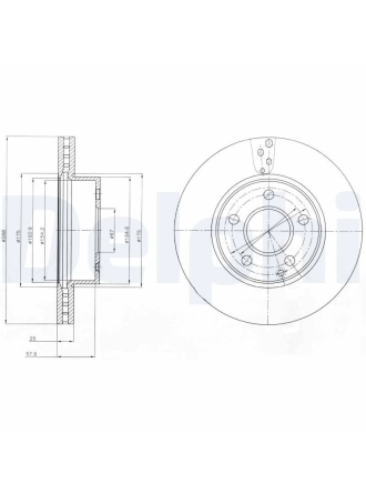 DELPHI BG4227C | Disk On 08-C-Seri (C180) | 1 Adet
