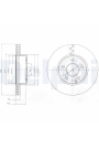 DELPHI BG4227C | Disk On 08-C-Seri (C180) | 1 Adet