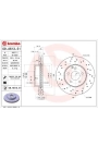 BREMBO 09.A613.51 | Fren Diski (Mercedes C Seri W204 On Sport) | 2 Adet