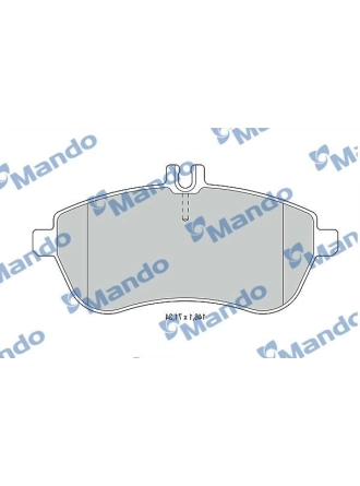 MANDO MBF015233 | Fren Balata Ön 07-E.S-E200-E250 C.S-C180-C200-C280-C320-C350