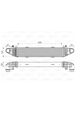 VALEO 818679 | Turbo Radyatörü (Intercooler) 08-C-Seri (W204-S204)-E-Seri (A207-C207)