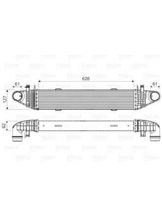 VALEO 818679 | Turbo Radyatörü (Intercooler) 08-C-Seri (W204-S204)-E-Seri (A207-C207)