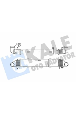 KALE 375670 | Turbo Radyatörü (Intercooler) 07-14 C-Seri (W204) E-Seri (W212)