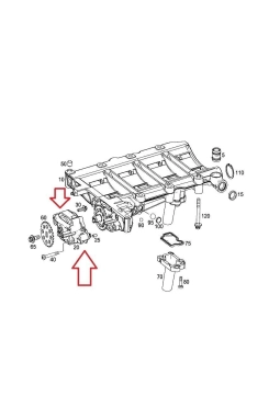 MERCEDES-BENZ A2711800901 | W204 Kasa C180 Kompressor Yağ Pompası Orijinal