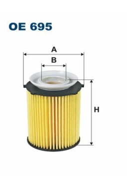FILTRON OE695 | Yağ Filtresi 13-A-Seri (A180-A250) C-Seri (C180-C200) E-Seri (E200-E250)