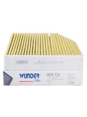 WUNDER WPK725 | Mercedes W205 Kasa Karbonlu Polen Filtresi (Klima Filtresi)