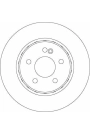TRW DF6646S | Disk Arka (Ad) 15-C-Seri (W205-A205-C205-S205) Kaplamalı Kutu Tek Fıyat | 1 Adet