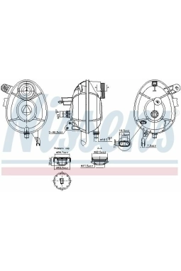 NISSENS 996201 | Rad. Su Deposu 205 / 213