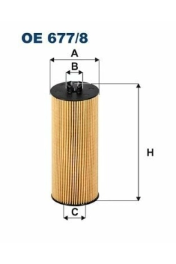 FILTRON OE677-8 | Yağ Filtresi 14-A-Seri (W176) C-Seri (W205) E-Seri (W212)