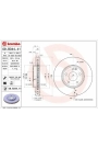 BREMBO 09.B344.41 | Fren Diski Ön (Mercedes A-Serisi (W176) 12-/ B-Serisi (W246) 11-/ Gla 200 13 -) Kaplamalı | 2 Adet