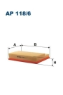 FILTRON AP118-6 | Hava Filtresi 93-00 C-Seri (W202)