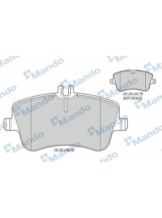 MANDO MBF015149 | Fren Balata Ön 01-C.S-W203