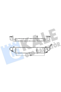 KALE 347500 | Turbo Radyatörü (Intercooler) 01-C-Seri (W203-S203)