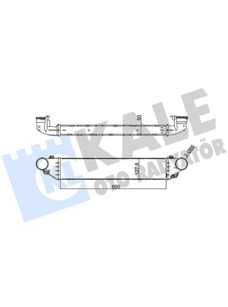 KALE 347500 | Turbo Radyatörü (Intercooler) 01-C-Seri (W203-S203)