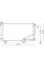 MAHLE AC347001S | Klima Radyatörü W203 00-07 Cl203 02-08 S203 01-07 C209 02-09 A209 03-10