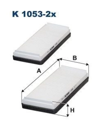 FILTRON K1053-2X | Polen Filtresi 98-E-Seri (W210)