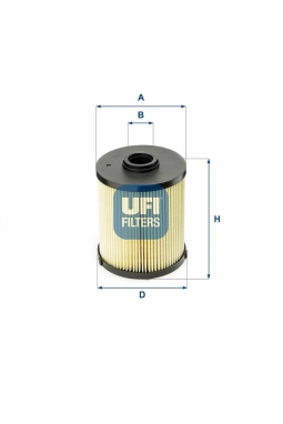 UFI 26.006.00 | Yakıt Filtresi W202 97-00 S202 97-01 W210 98-02 S210 99-03