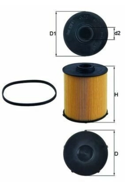 MAHLE KX70D | Yakıt Filtresi W202 97-00 S202 97-01 W210 98-02 S210 99-03