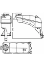 MAHLE CRT117000S | Radyatör Yedek Su Deposu E-Class W210 96-02 S210 97-03