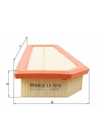 MAHLE LX2813 | Hava Filtresi 07-C-Seri (C180-C200-C250) E-Seri (E200)