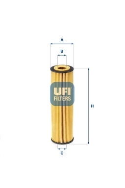 UFI 25.155.00 | Yağ Filtresi 07-C-Seri (C180-C200) E-Seri