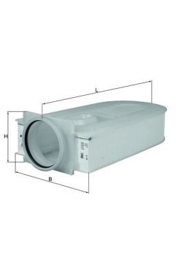 MAHLE LX1833 | Hava Filtresi 09-C-Seri E-Seri