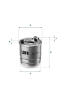 UFI 24.111.00 | Yakıt Filtresi (Mercedes Om642-Om651 / W204-W212)