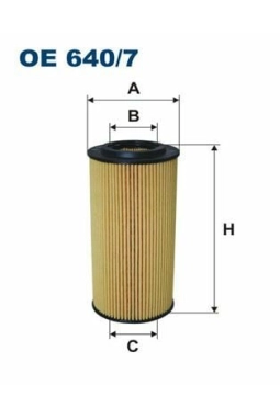 FILTRON OE640-7 | Yağ Filtresi 00-E-Seri (W210-W211)