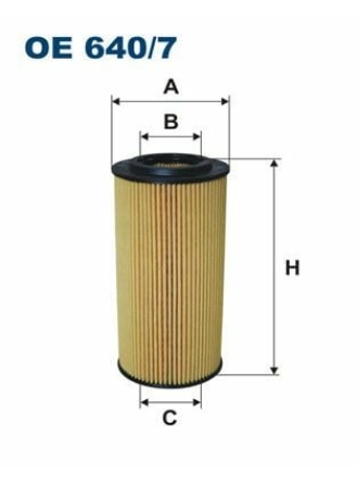 FILTRON OE640-7 | Yağ Filtresi 00-E-Seri (W210-W211)