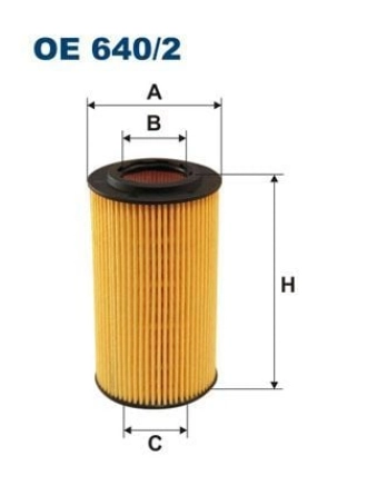 FILTRON OE640-2 | Yağ Filtresi E.S W210-1 C.S W202-3-4 M.S W163-4
