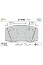 VALEO 670659 | Fren Balata Ön 01-07 C-Seri (W203) E-Seri (W211)