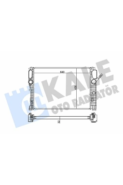 KALE 351900 | Motor Su Radyatörü C219 04-10 W211 02-08 S211 03-09