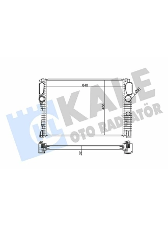KALE 351900 | Motor Su Radyatörü C219 04-10 W211 02-08 S211 03-09