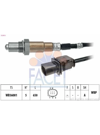 FACET 10.8413 | Oksijen Lambda Sensörü Karsan Jest Ducato Boxer Jumper Daily IV V 11 -