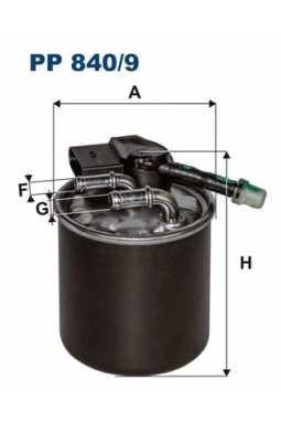 FILTRON PP840-9 | Mazot Filtresi 09-C-Seri (W204-W205-S204-S205) E-Seri (W212-S212)