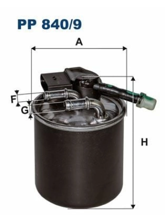 FILTRON PP840-9 | Mazot Filtresi 09-C-Seri (W204-W205-S204-S205) E-Seri (W212-S212)
