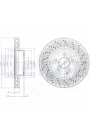 DELPHI BG9076C | Disk On (Ad) 07-C-Seri (W204-S204) E-Seri (W212-S212) Kaplamalı | 2 Adet
