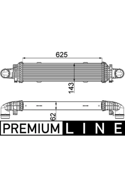 MAHLE CI357000P | Turbo Radyatörü (Intercooler) 07-C-Seri (W204-S204) E-Seri (W212-S212) Glk-Seri (X204)