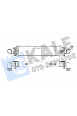 KALE 345015 | Turbo Radyatörü (Intercooler) 07-C-Seri (W204-S204) E-Seri (W212-S212) Glk-Seri (X204)