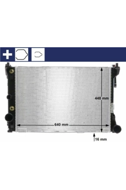 MAHLE CR988000S | Motor Su Radyatörü W204 07-14 S204 07-14 W212 09-15 C207 09-16