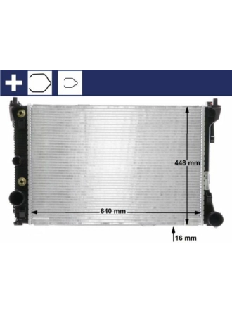MAHLE CR988000S | Motor Su Radyatörü W204 07-14 S204 07-14 W212 09-15 C207 09-16