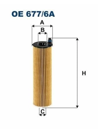 FILTRON OE677-6A | Yağ Filtresi 17-C-Seri (W205) E-Seri (W213)