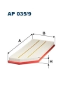 FILTRON AP035-9 | Hava Filtresi 17-C-Seri (W205) E-Seri (W213)