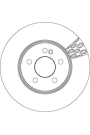 TRW DF6641S | Disk On (Ad) 14-C-Seri (W205-S205)-E-Seri (W213-S213) Kaplamalı (Kutu Fıyat Tek) | 2 Adet